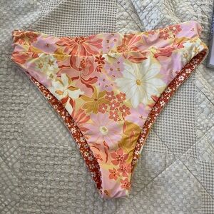 Billabong Reversible High Leg Cheeky Bikini Bottoms
